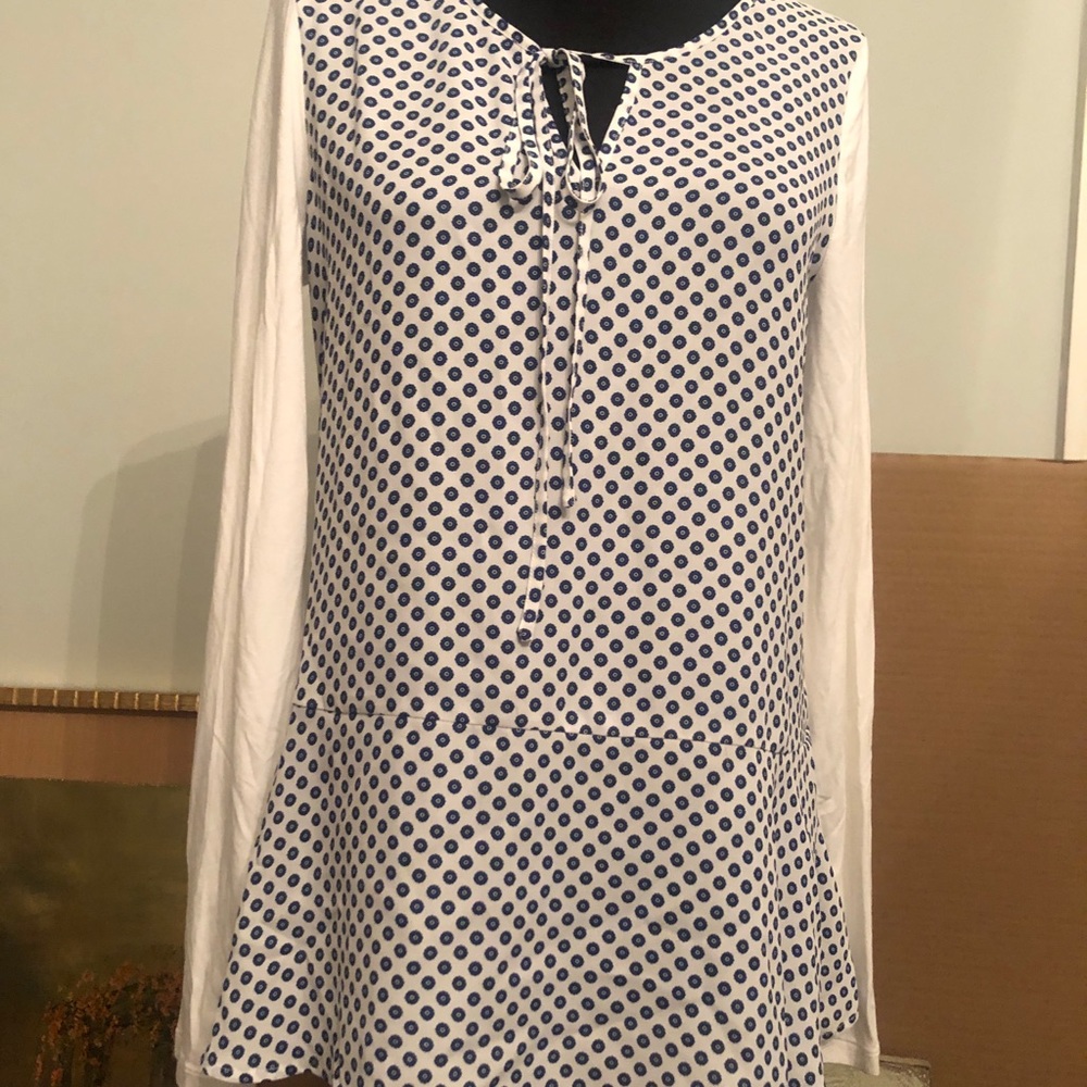 NWT tie up blouse